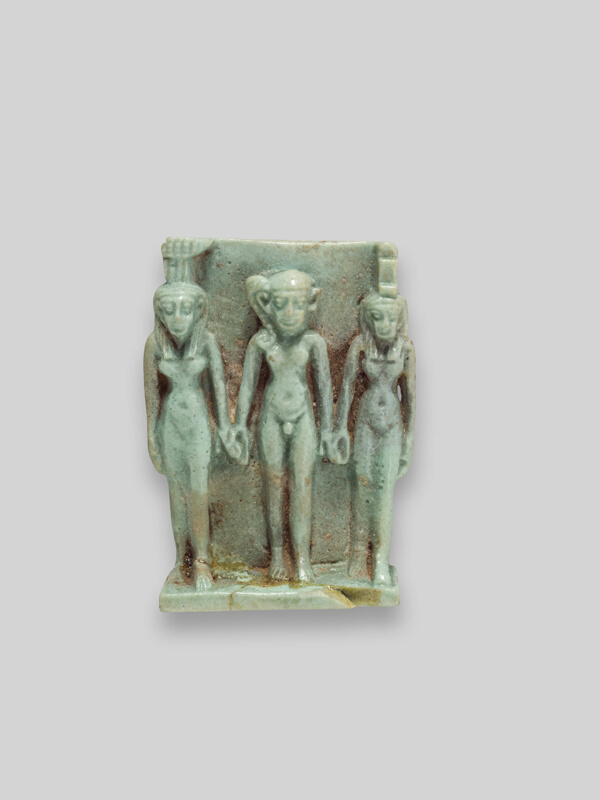 Nephthys, Horus the Child, and Isis Amulet