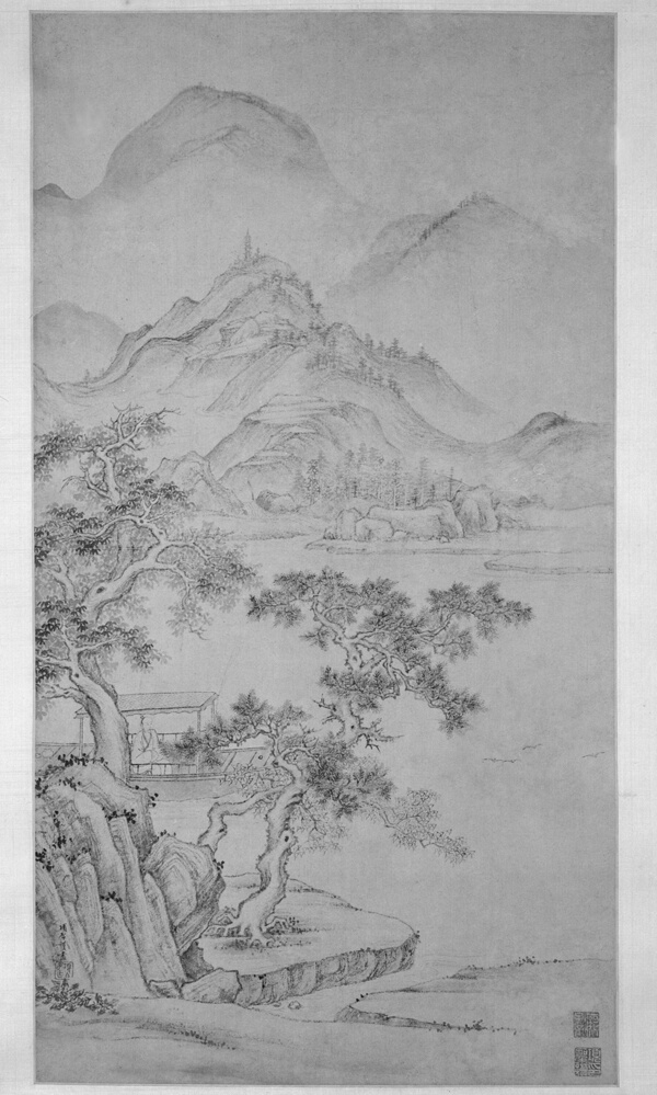River and Mountain Landscape