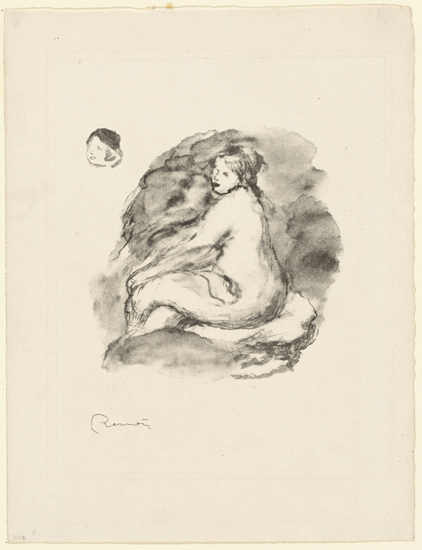 Study of a Seated Nude Woman, variant