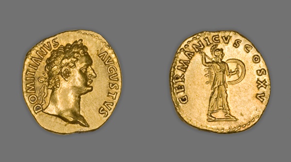 Aureus (Coin) Portraying Emperor Domitian