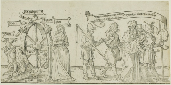 The Michelfeldt Tapestry (Allegory on Social Injustice), first part of three