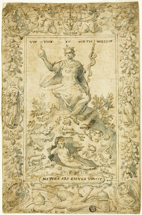 Design for Emblematic Frontispiece: 