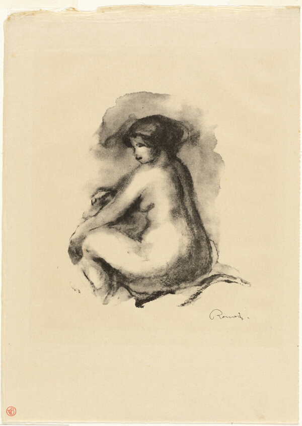 Study of Seated Nude Woman