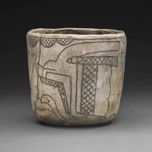 Cup with Profile Head of the Maize God