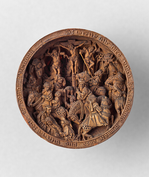 Crucifixion Relief from a Rosary Bead