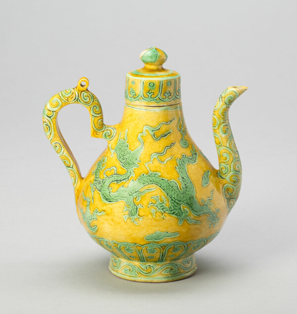 Ewer with Paired Dragon amid Cloud Scrolls