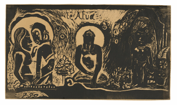 Te atua (The God), from the Noa Noa Suite