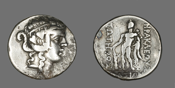 Tetradrachm (Coin) Depicting the God Dionysos