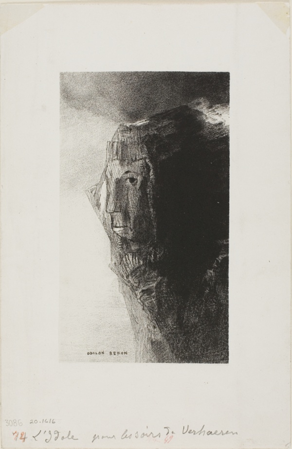The Idol, frontispiece from Emile Verhaeren's Les Soirs