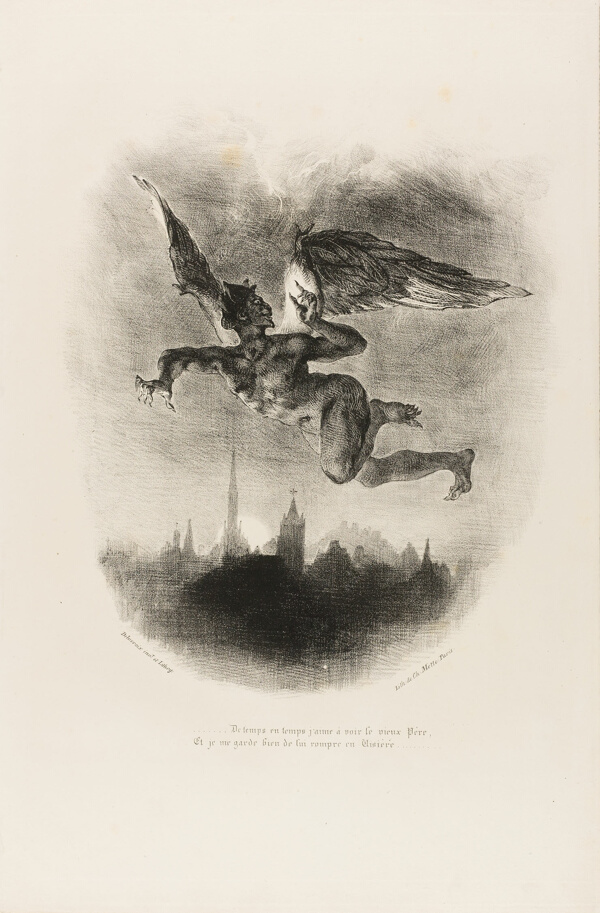 Mephistopheles Flying, from Faust