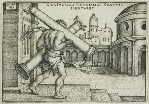 Hercules and Columns of Gaza, from The Labors of Hercules