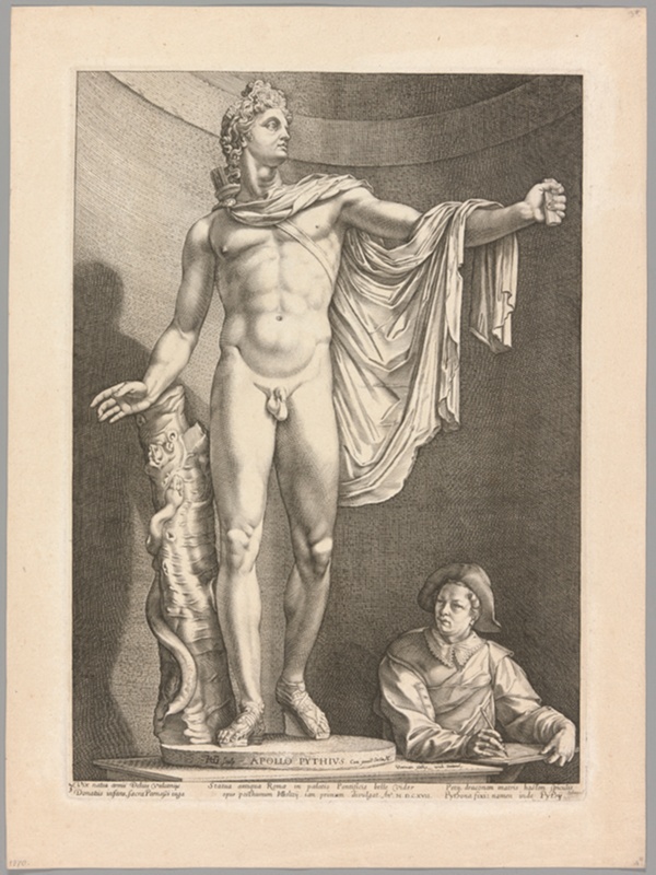 The Apollo Belvedere, plate 3 from Three Famous Antique Sculptures