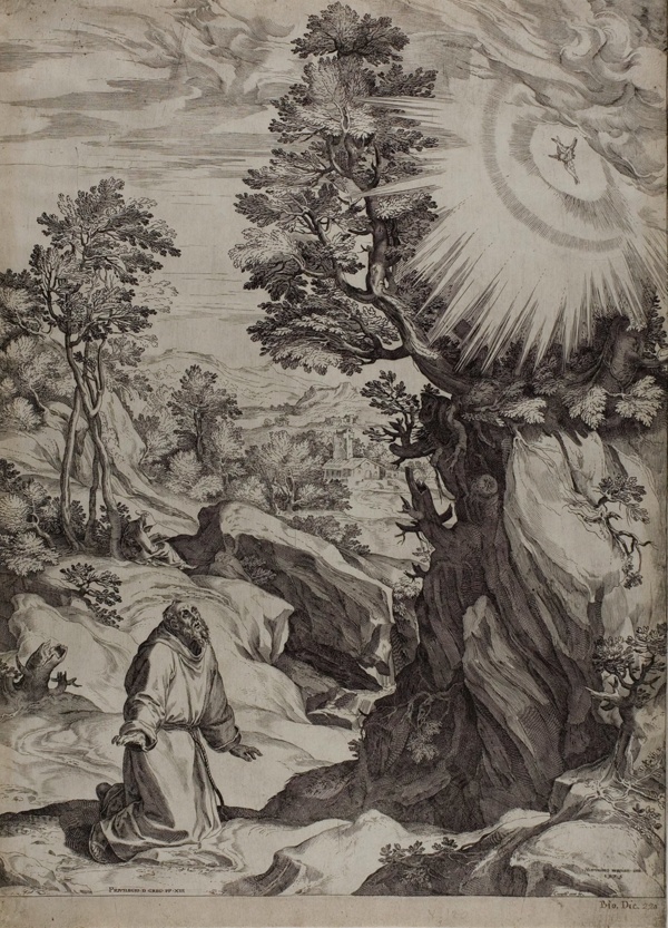 Saint Francis Penitent in a Large Landscape