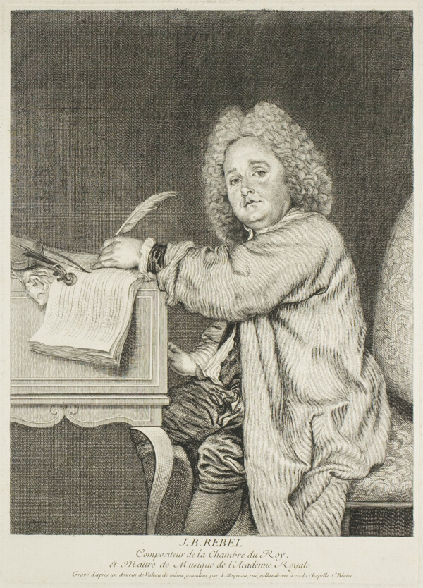 Portrait of Jean-Féry Rebel, Composer to the King