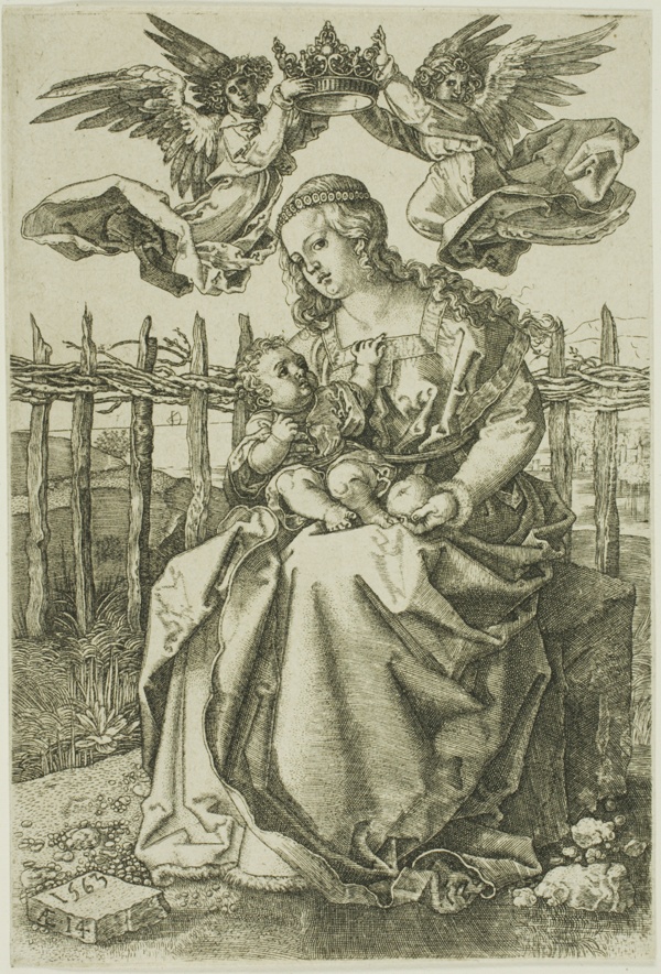 Madonna Crowned by Two Angels
