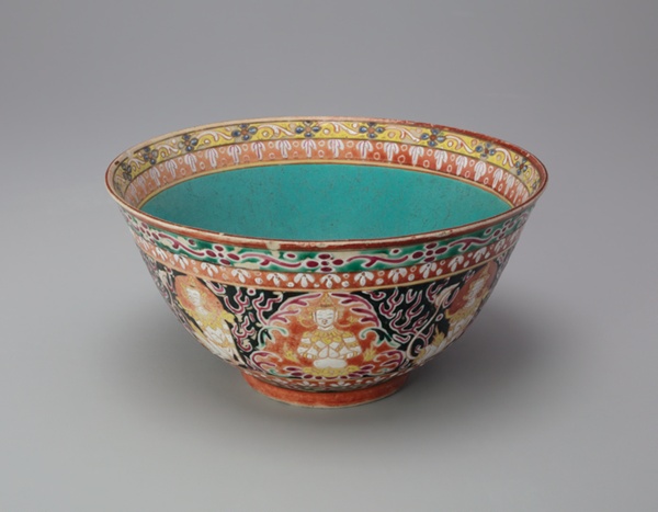 Five-Colored (Bencharong) Ware Bowl