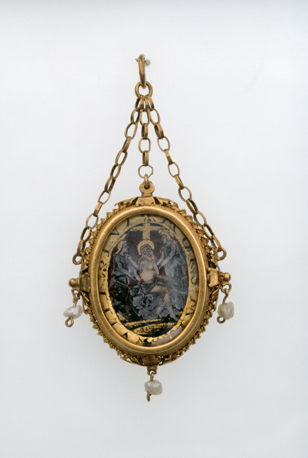 Double-Sided Pendant with the Presentation in the Temple and the Resurrection