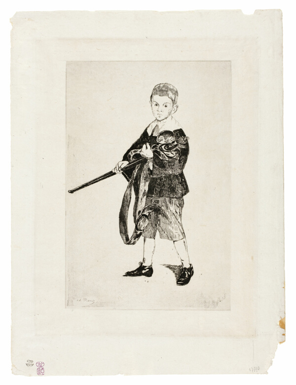 The Boy with a Sword, Turned to the Left III