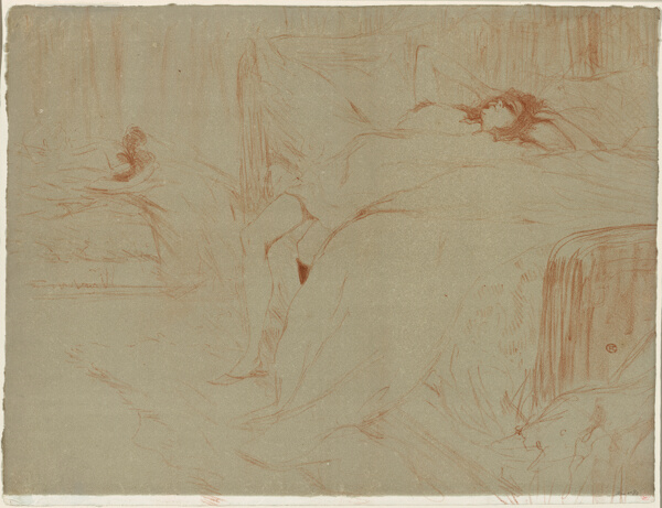 Woman Lying on her Back, Lassitude, plate ten from Elles