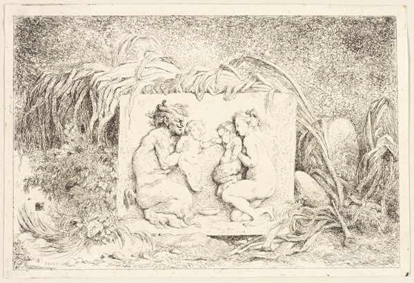 Satyr's Family from Bacchanales, or Satyr's Games