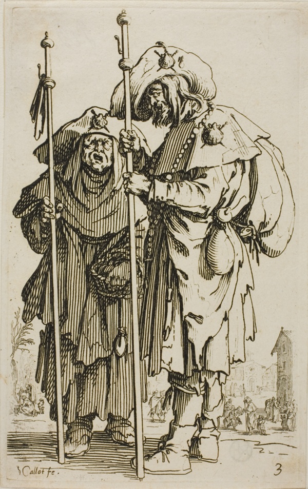 The Two Pilgrims, plate three from The Beggars