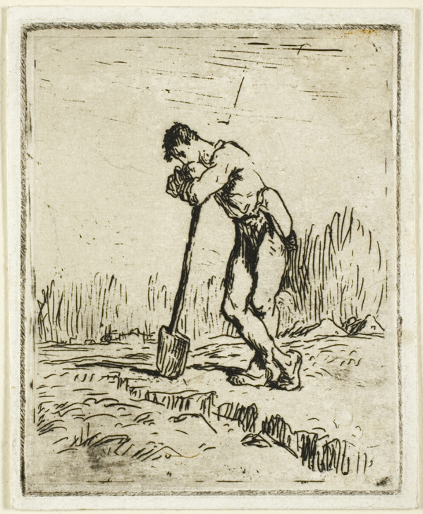 The Man Leaning on His Spade