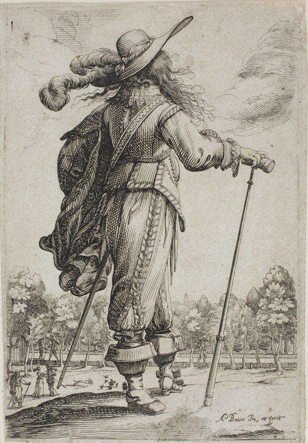 Man with a Cane, seen from behind, from The Garden of French Nobility