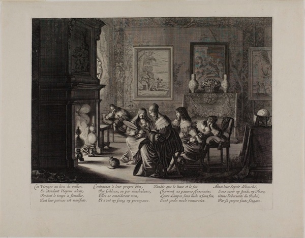 The Wise and Foolish Virgins, plate five