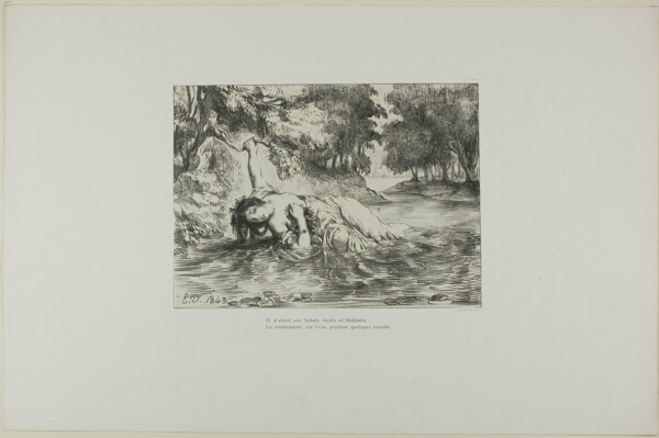Ophelia's Death, plate 13 from Hamlet