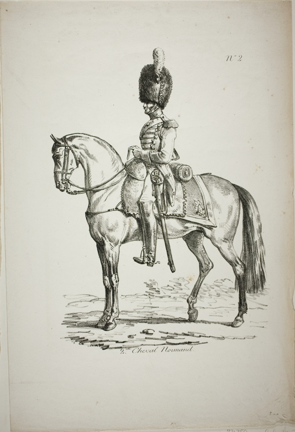 Royal Guard, Norman Mounted Soldier and Horse, No. 2