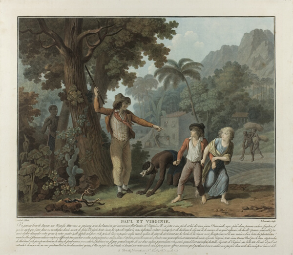 The Fugitive Slave, plate 2 from Paul et Virginie