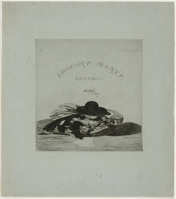 Hat and Guitar, frontispiece for the edition of fourteen etchings