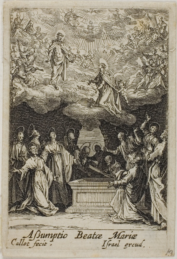 The Assumption of the Virgin, from the Life of the Virgin