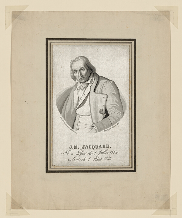 Portrait of Joseph Marie Jacquard (1752–1834)