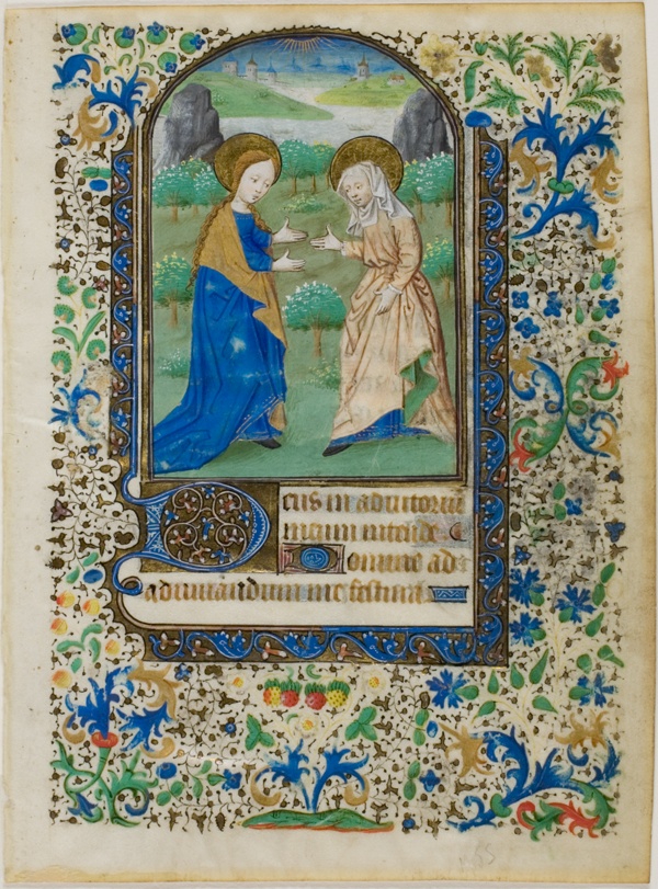 The Visitation, from a Book of Hours