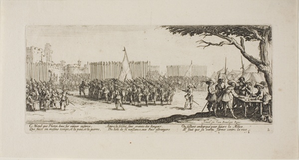 Recruitment of Troops, plate two from The Miseries of War