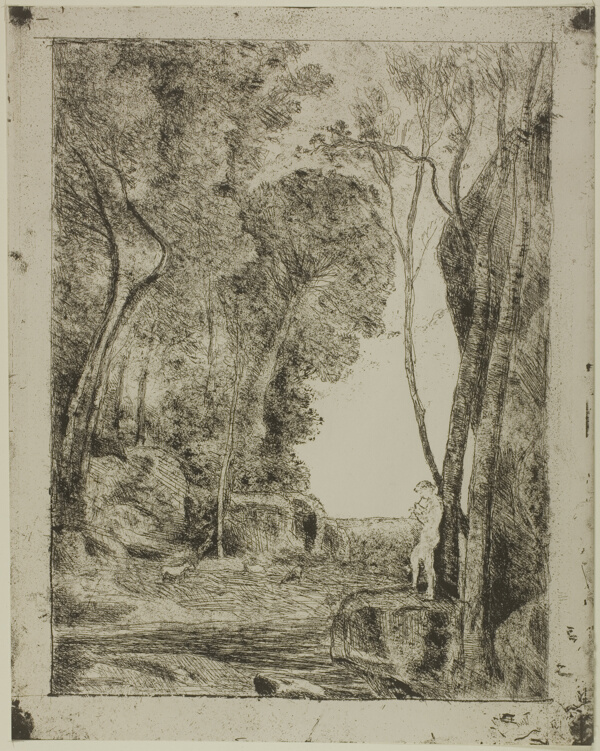 The Young Shepherd, first plate