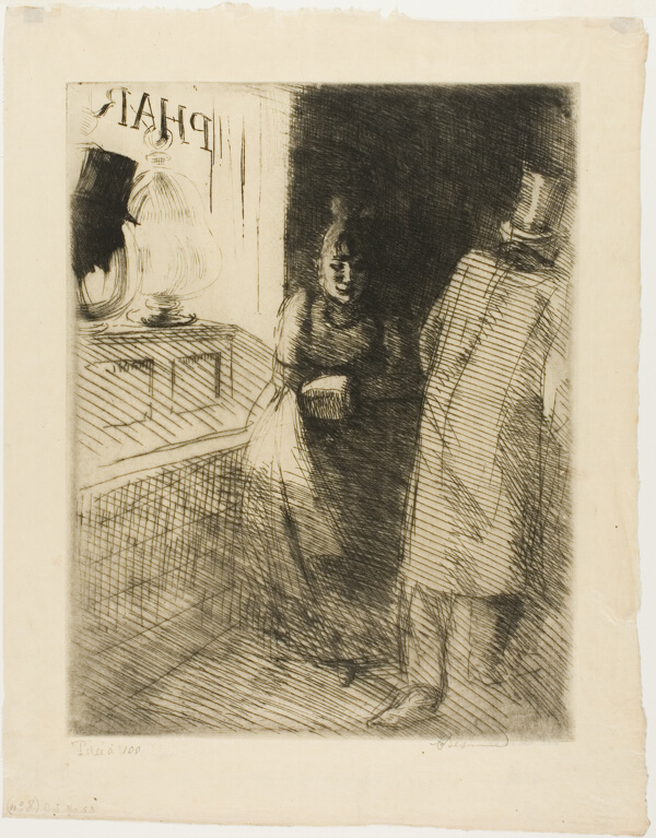 Prostitution, plate ten from Woman