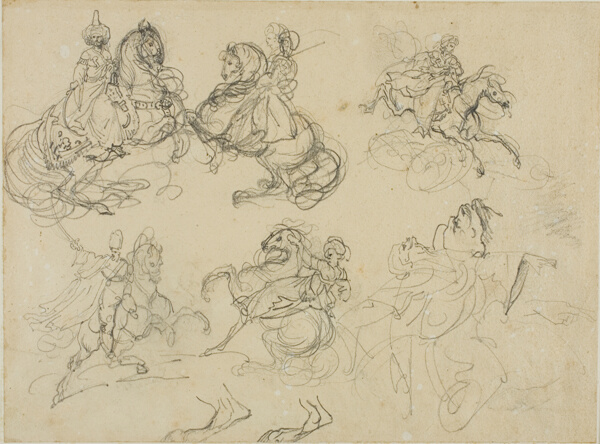 Sketches of Oriental Horsemen