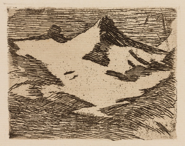 The Mountain, plate 2 from Le Fleuve