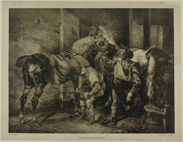 The English Farrier, plate 10 from Various Subjects Drawn from Life on Stone