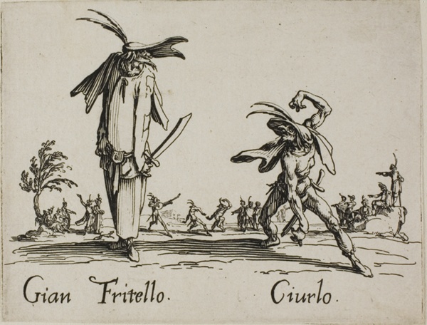 Gian Fritello - Ciurlo, plate 7 from Balli di Sfessania