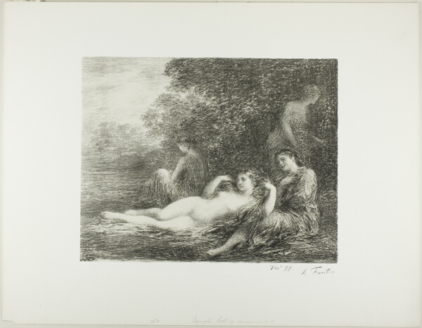Bathing Women, fourth large plate