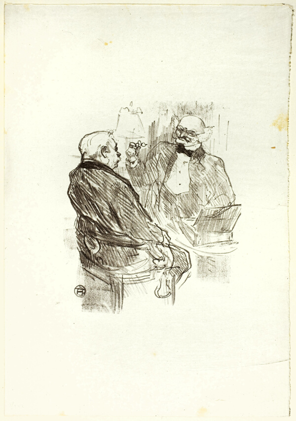 Georges Clemenceau and the Optomotrist, Mayer, from Au Pied du Sinaï