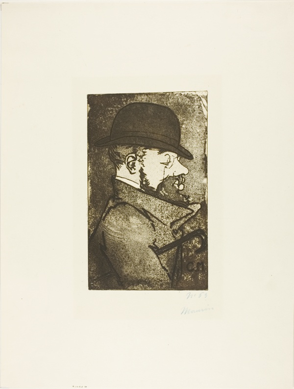 Portrait of Toulouse-Lautrec, from the first album of L'Estampe originale
