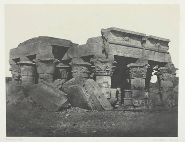 Temple d'Ombos, Haute-Egypte, plate 65 from the album 