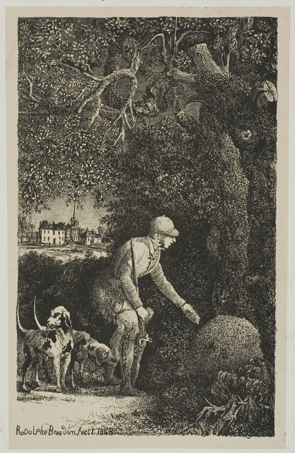 The Diplomat and the Anthill, Illustration for Fables and Tales by Hippolyte de Thierry-Faletans
