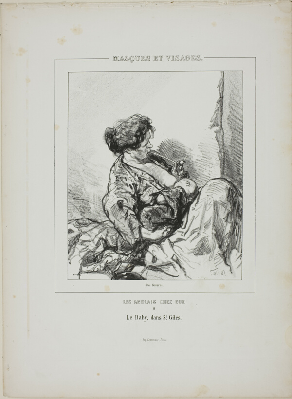 The Baby in Saint-Giles, from Masques et Visages