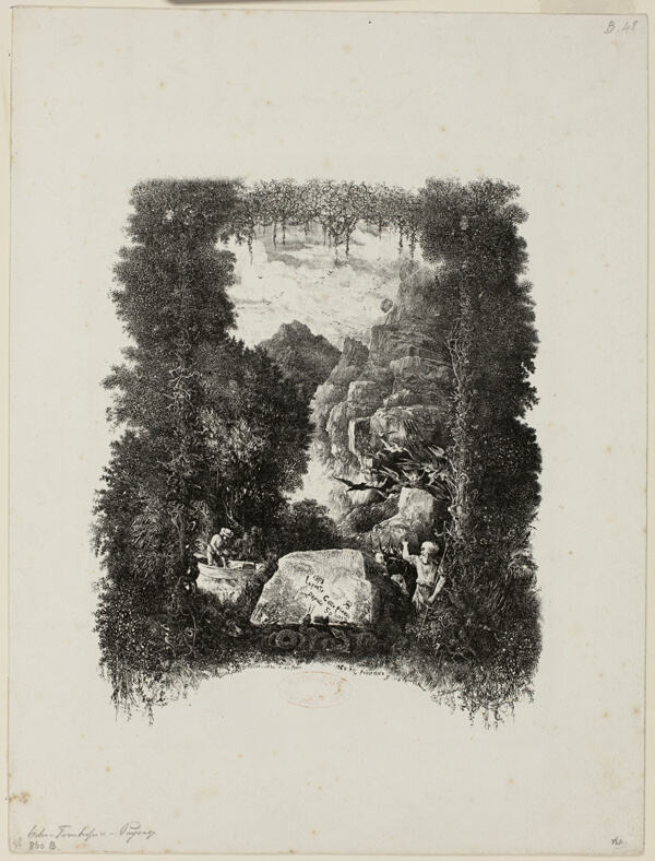 Frontispiece for Fables and Tales by Hippolyte de Thierry-Faletans