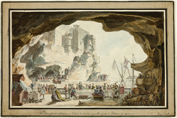 View of the Grotta di Palazzo with Banquet